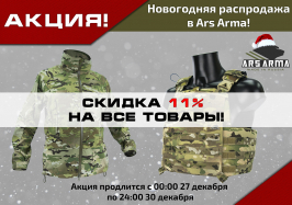 Новогодняя распродажа, 11% скидка на все товары!