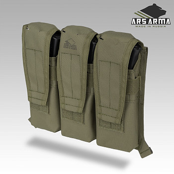 Передняя панель жилета на 3 магазина АК LC