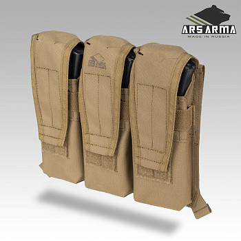 Передняя панель жилета на 3 магазина АК LC