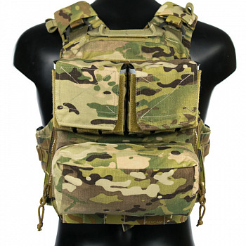 (А) Задняя панель CP Zip-On Pouch