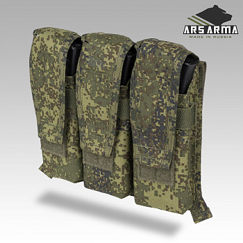 Передняя панель жилета на 3 магазина АК LC