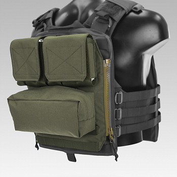 (А) Задняя панель CP Zip-On Pouch