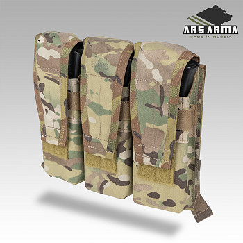 Передняя панель жилета на 3 магазина АК LC