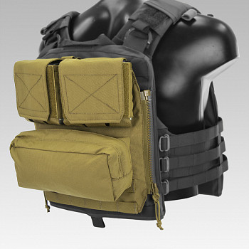 (А) Задняя панель CP Zip-On Pouch