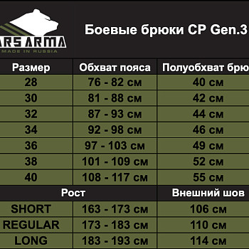 Боевые брюки CP Gen.3